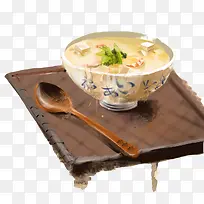豆腐清汤手绘画素材图片