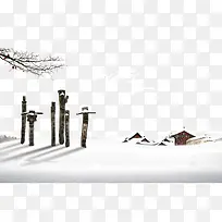 韩国下雪素材