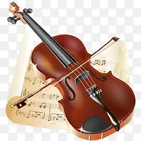 小提琴与乐谱