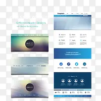 矢量网页设计效果图
