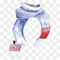 卡通冬季围巾