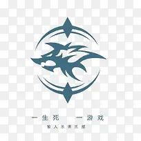 狼人杀俱乐部宣传图标元素透明底