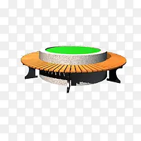 圆环型桌椅