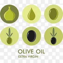 橄榄油创意图标设计
