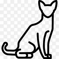 阿比西尼亚猫图标
