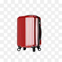 红色行李箱子