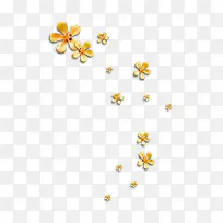 绿色 五朵花瓣 PNG透明背景素材