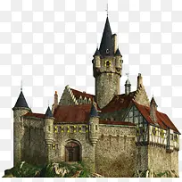 欧式城堡别墅素材