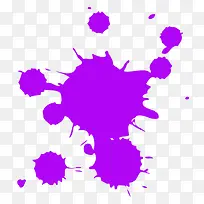 紫色污点素材