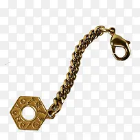 铜色金属钥匙链