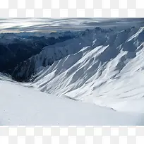 高清摄影创意磅礴大气的雪山