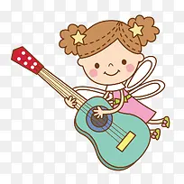 弹吉他的小天使