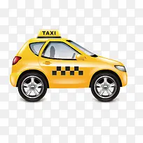 黄色出租车图形