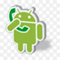 电话安卓机器人android-robot-icons