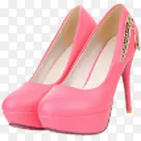 粉色甜美高跟鞋女鞋电商活动