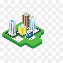 卡通建筑模型