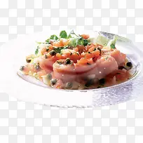 生鱼片沙拉免抠元素