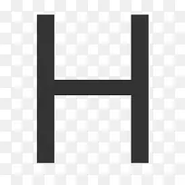 大写字母H icon