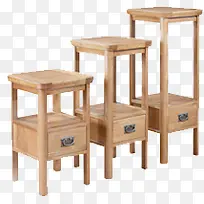 实木桌子高低桌促销