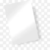 白色亮光方形纸片