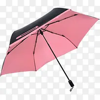 夏日雨天黑色雨伞