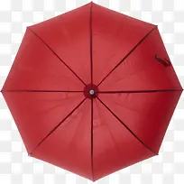 夏日海报红色雨伞效果