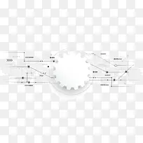 矢量齿轮与商务科技元素素材