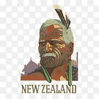 新西兰土著男人