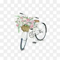 单车鲜花