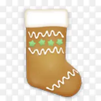 圣诞袜子棕色袜子