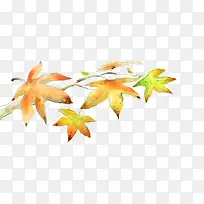 秋季枫叶信纸设计