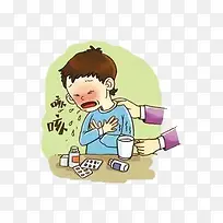 咳嗽吃药