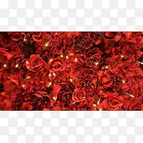 红色玫瑰花花灯大图