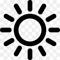太阳的天气图标