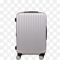 银色旅行休闲行李箱