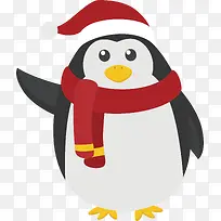 圣诞节打招呼的企鹅