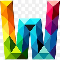 创意字母W