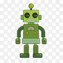绿色机器人