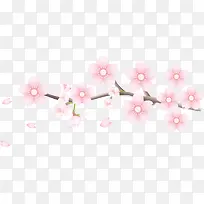 粉色春季清新桃花