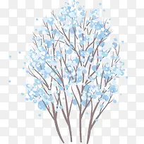冬季树木PNG矢量素材