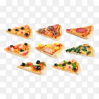 一组披萨