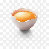 鸡蛋黄和鸡蛋壳
