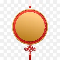 春节红色中国结挂饰
