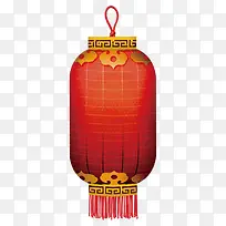 春节红色灯笼挂饰