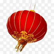 红色中国新年灯笼装饰