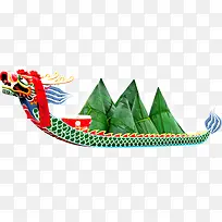 龙船，粽子，淘宝素材，节日元素