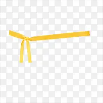 黄色缎带