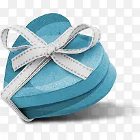 蓝色礼物盒子素材