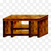 实木桌模型