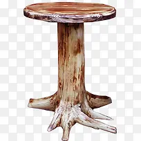 复古木头桌子
